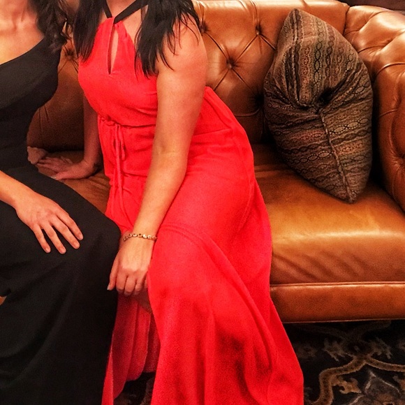 Astr Red Maxi Dress - Picture 3 of 5